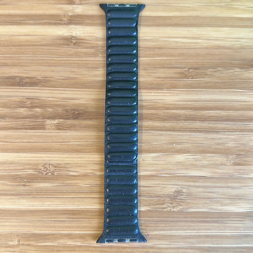 Apple leather link watch band s/m